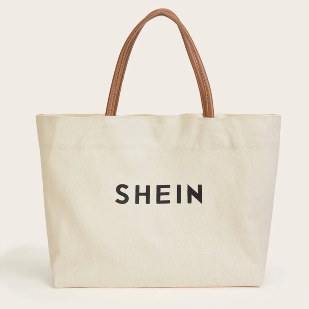 Free w/ purchase or $5 NWOT Shein Canvas Tote Bag